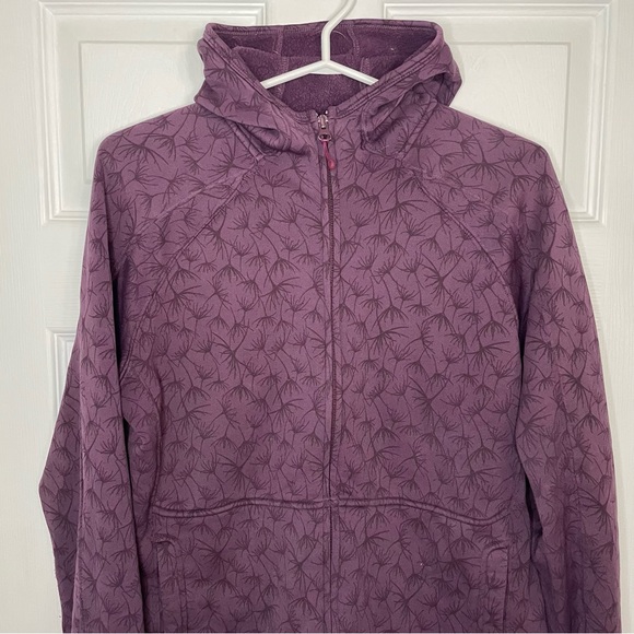 MEC burgundy light weight fleece hoody size Large - Picture 2 of 8